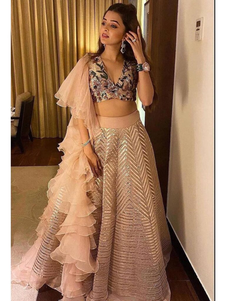 Beige Sabyaschi lehenga choli