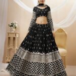 Black Designer lehenga choli