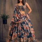 Blue Lehenga choli for women