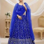 Blue Designer lehenga choli