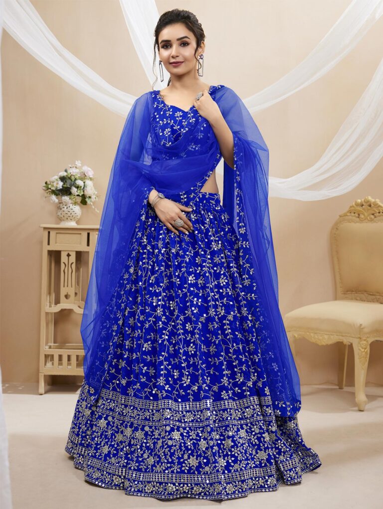 Blue Designer lehenga choli