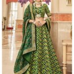 Green Wedding lehenga choli