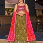 Olive Wedding lehenga choli