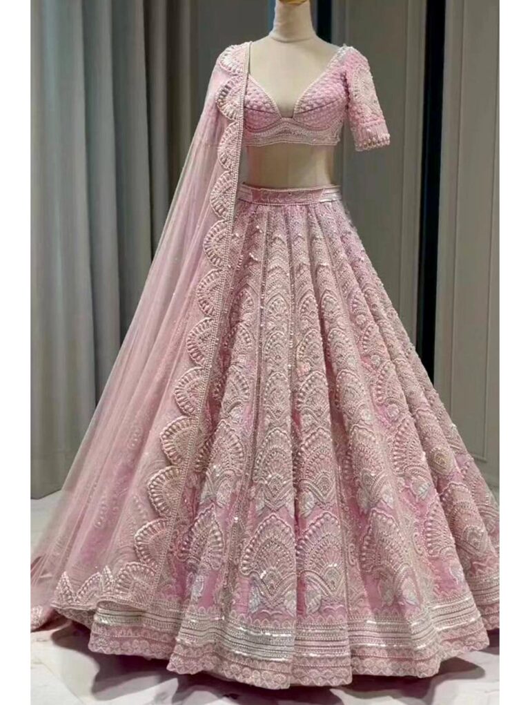 Pink Sabyasachi lehenga choli