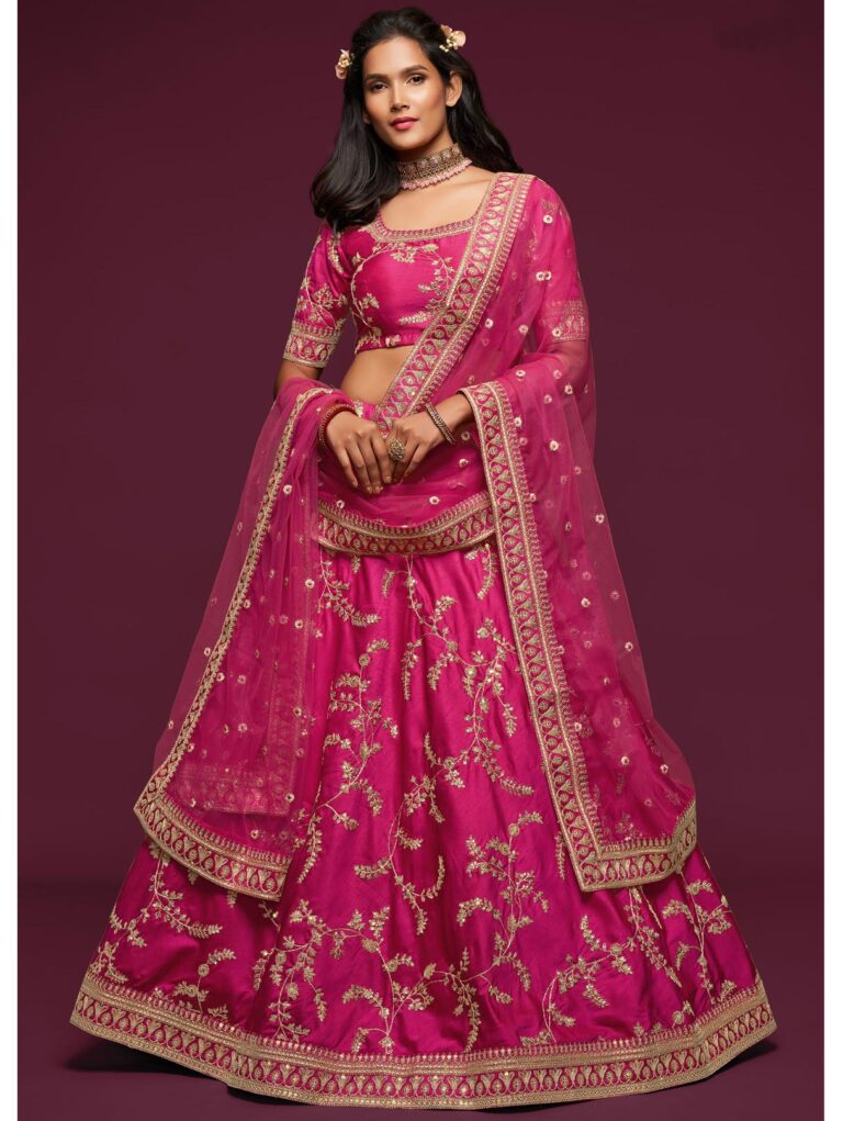 Pink Lehenga choli