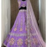 Purple Designer lehenga choli