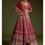 Red Wedding lehenga choli