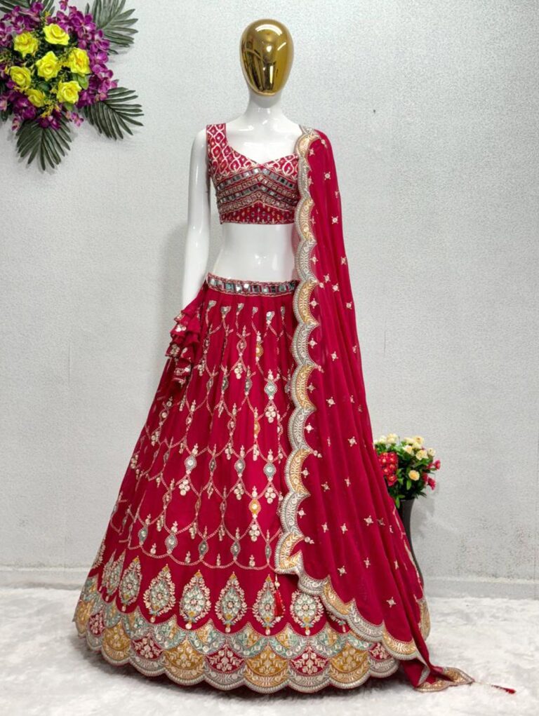 Red Wedding lehenga choli